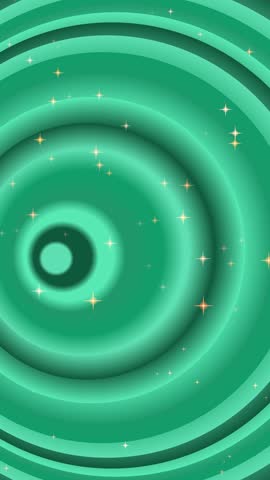 A mesmerizing background featuring concentric green circles that create a sense of depth and movement.