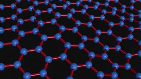 3D Graphene Lattice Structure with Hexagonal Carbon Atom Network - Powered by Shutterstock - Get 15% off with code: PIKWIZARD15