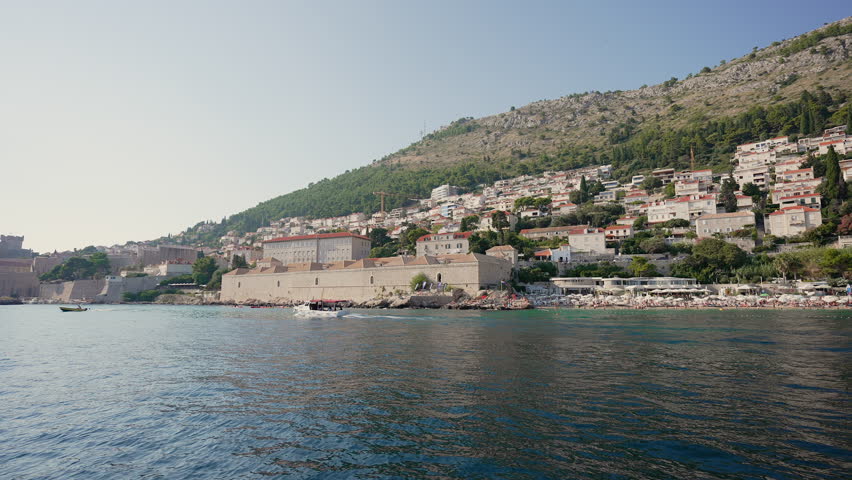 Dubrovnik Coastline and Hillside Cityscape
