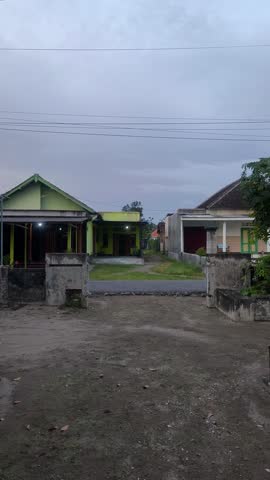 Look beautiful of old house on village