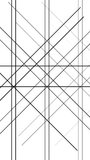 Mis ordered black line elements moving outward slowly from the center on a white background, representing a problem-solving abstract concept. - Powered by Shutterstock - Get 15% off with code: PIKWIZARD15