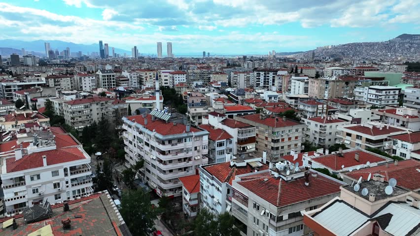 Izmir Bornova 4K image taken with drone