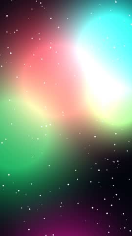 A colorful nebula with stars and gas in space