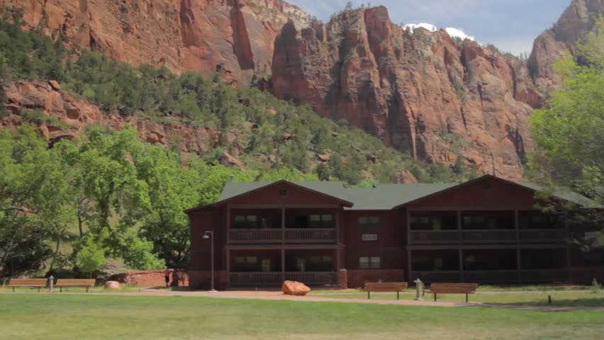 The lodge in Zion National Park at Southern Utah
