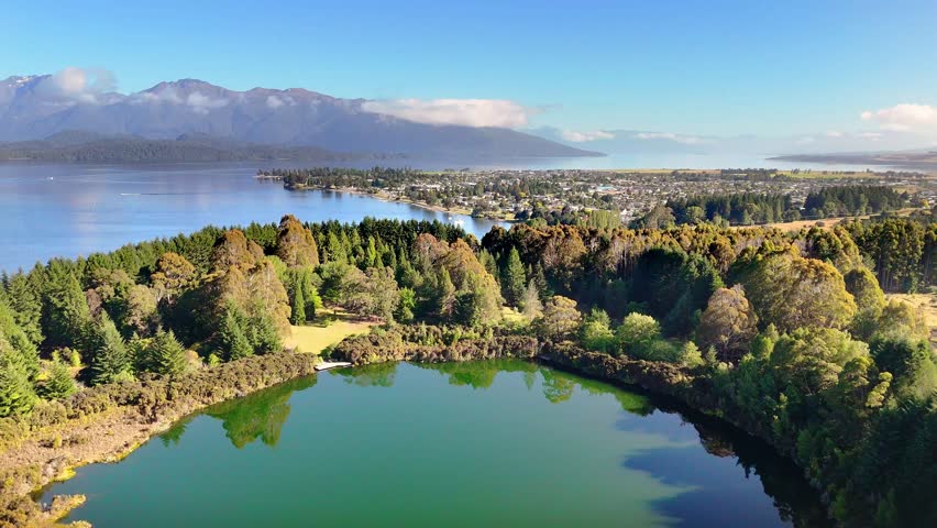 Te Anau Drone Footage, New Zealand