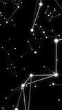 Vertical video: HUD responding to ping pulsing nodes scrolling data sliding markers for live ops. Network, visualization, interface, hexagon, honeycomb, grid, vertical video - Powered by Shutterstock - Get 15% off with code: PIKWIZARD15