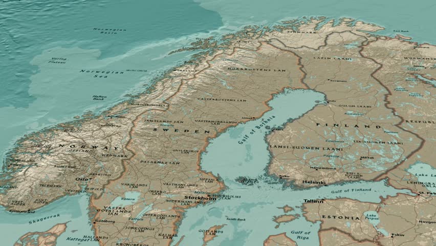 Map Highlighting Kumlinge Municipality Within Aland Islands Finland Baltic Sea Region.