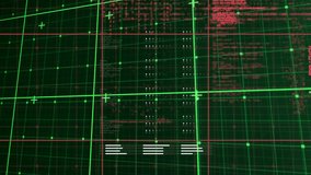 Animation of data processing over grid. global computing, digital interface and data processing concept digitally generated video. - Powered by Shutterstock - Get 15% off with code: PIKWIZARD15