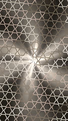 A captivating close-up of a Star of David pattern, showcasing its intricate geometric design and creating a visually stunning effect.