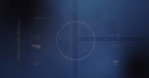Animation of scope scanning and virus cell over data processing. global business, finances, connections and digital interface concept digitally generated video. - Powered by Shutterstock - Get 15% off with code: PIKWIZARD15