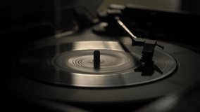 Vinyl Record, Finish and Automatic Stop of Playback and Turntable Spinning - Powered by Shutterstock - Get 15% off with code: PIKWIZARD15