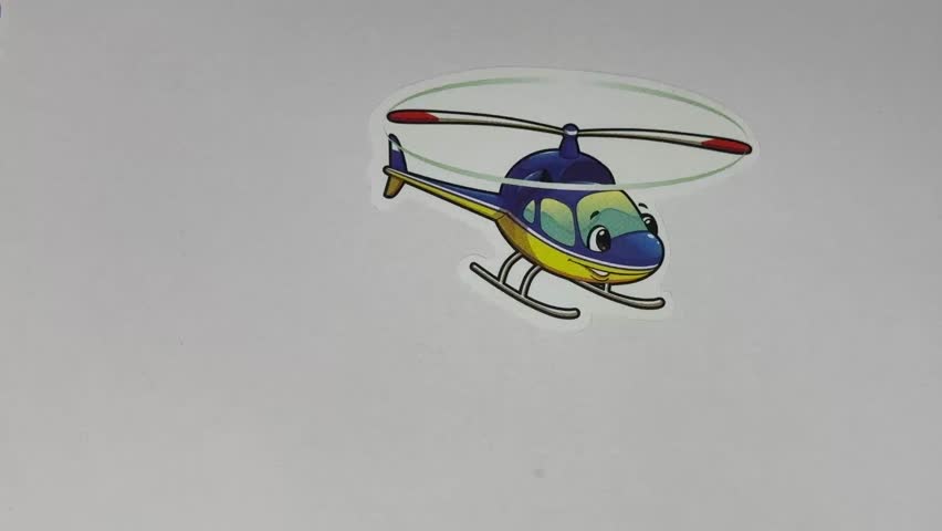 Cartoon Transportation Vehicle Animation on White Background – Educational Kids Illustration for Preschool Learning, Nursery Content and Children’s Media Use