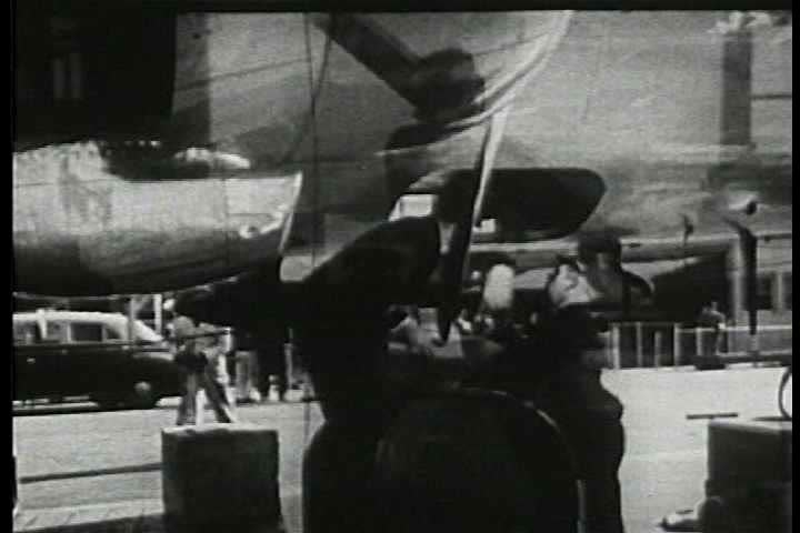 1940s - The workings of an airport in the 1940s.
