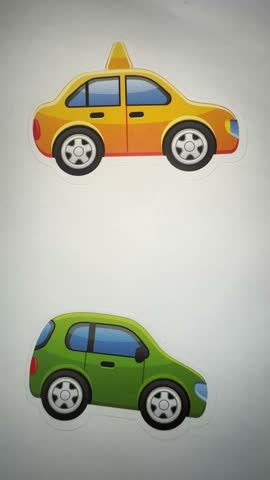 Cute Cartoon Transportation Theme Kids Stickers Featuring Colourful Cars, Trucks, Boats and Planes and Playful Vehicle Illustrations on a Clean Background