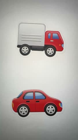 Cute Cartoon Transportation Theme Kids Stickers Featuring Colourful Cars, Trucks, Boats and Planes and Playful Vehicle Illustrations on a Clean Background