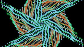 Vibrant LED lights forming a dynamic pattern against a dark background - Powered by Shutterstock - Get 15% off with code: PIKWIZARD15