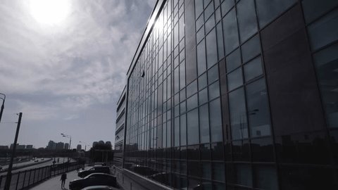 Low Altitude Drone Tracking Office Building