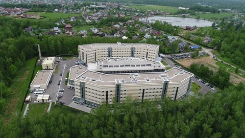 Aerial Orbit around Clinical Center Complex