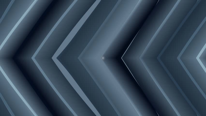 Dynamic abstract background featuring repeating chevron shapes and lines, with subtle light flares and a dark, metallic gradient.