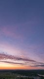Vertical Sunrise Timelapse Over Countryside and Morning Sky - Powered by Shutterstock - Get 15% off with code: PIKWIZARD15