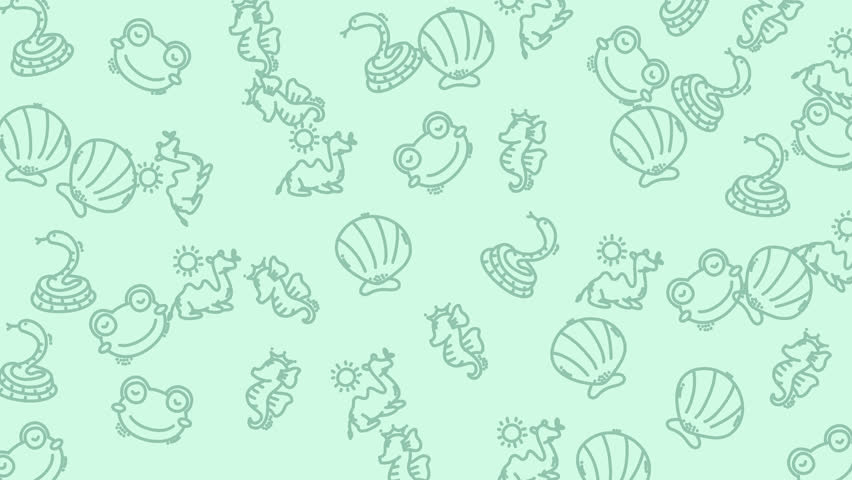 Light green with sea creature outlines and shells great for marinethemed designs like posters, banners, and educational materials.