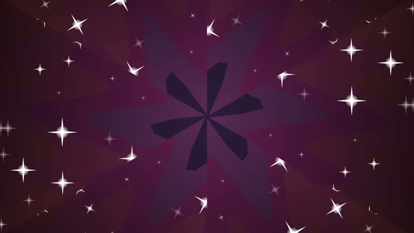 A mesmerizing display of stars and celestial shapes illuminating a dark purple sky, creating a magical and dreamy atmosphere.