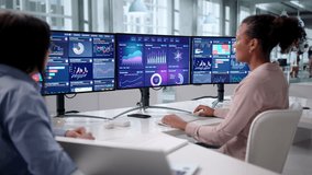 Data Analystы Monitoring Computer Dashboard With KPI Business Metrics - Powered by Shutterstock - Get 15% off with code: PIKWIZARD15