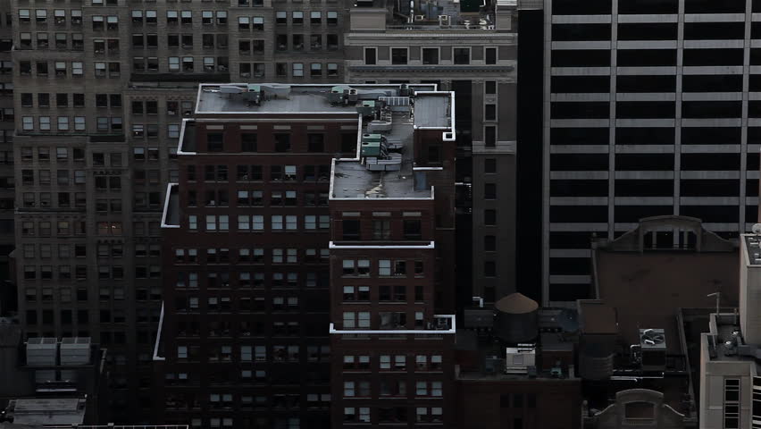Zoom on tall buildings in Downtown Manhattan, New York City / HD1080 / 29.97fps