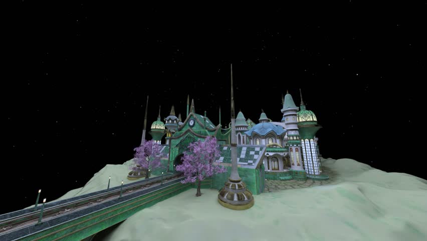 3D rendering of the future city scenery