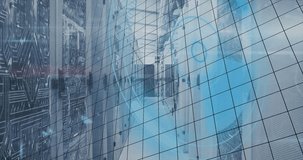 Animation of processing circle and math formulas over servers. Data processing, communication, math, informatics and technology concept digitally generated video. - Powered by Shutterstock - Get 15% off with code: PIKWIZARD15