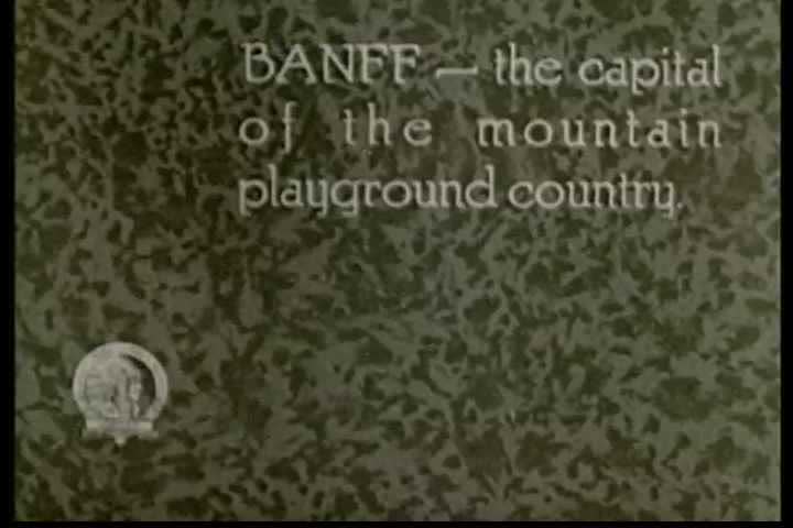 1920s - A very early profile of Banff Canada