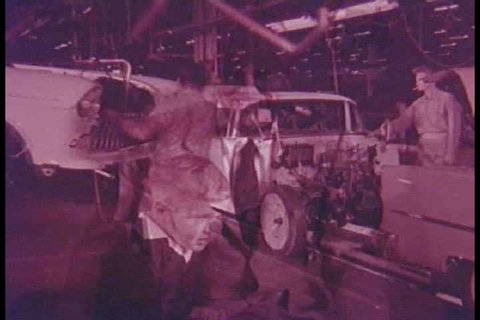 1950s - Flint Michigan is a bustling city in this 1950s film from General Motors celebrating the building of the 50 millionth car.