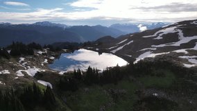 mountain alpine lakes reflection in canada - Powered by Shutterstock - Get 15% off with code: PIKWIZARD15