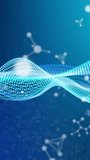 Vertical video: On start teal ribbon undulating with crossing, glints sweeping, calming for depth. Mesh, motion, glow, bokeh, neon, gradient, vertical video - Powered by Shutterstock - Get 15% off with code: PIKWIZARD15