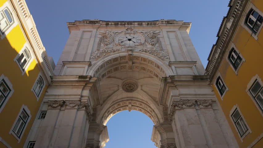 The Triumphal Arch of Praça do Comercio in Lisbon