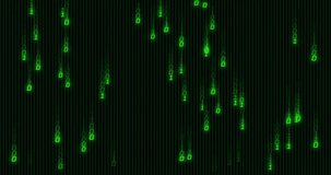 Technology icons including pie chart and light bulb over binary code animation. Innovation, data, analysis, coding, digital, infographic - Powered by Shutterstock - Get 15% off with code: PIKWIZARD15