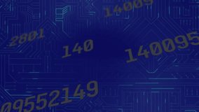 Animation of data processing over brain. Global business, patriotism and digital interface concept digitally generated video. - Powered by Shutterstock - Get 15% off with code: PIKWIZARD15