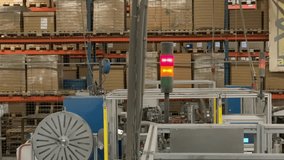 Static shot of alarm laps going on in a factory enviroment. - Powered by Shutterstock - Get 15% off with code: PIKWIZARD15