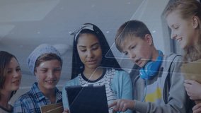 Teenager holding tablet while classmates tapping and pointing, creating educational AR on screen. Students, collaboration, device, augmented, reality, display, classroom - Powered by Shutterstock - Get 15% off with code: PIKWIZARD15
