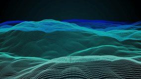 Animation of world map and icons in black and green digital space with waves. Data processing, digital interface and technology concept digitally generated video. - Powered by Shutterstock - Get 15% off with code: PIKWIZARD15