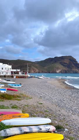 Las Negras, natural parc of Cabo de Gata, Almeria in Spain