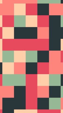 Futuristic Minimal Angular Geometric Procedural Animation Loop