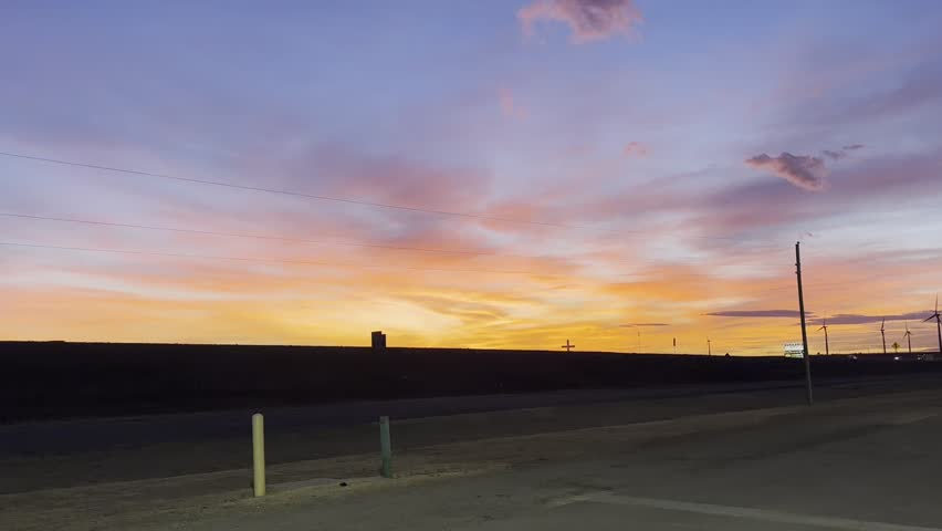 Nature rural road sunrise sunset Texas landscape 
