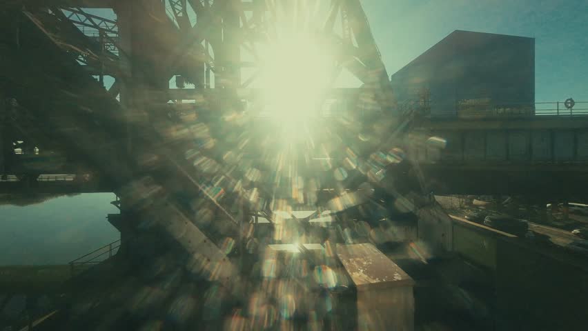 View from train travel from New Jersey to New York City