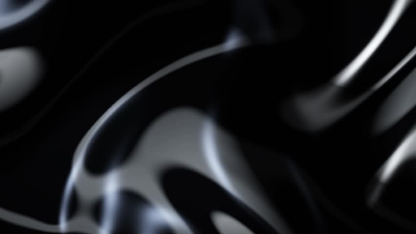 Cinematic TopDown Black Liquid Wave Effect 1080p Seamless Loop