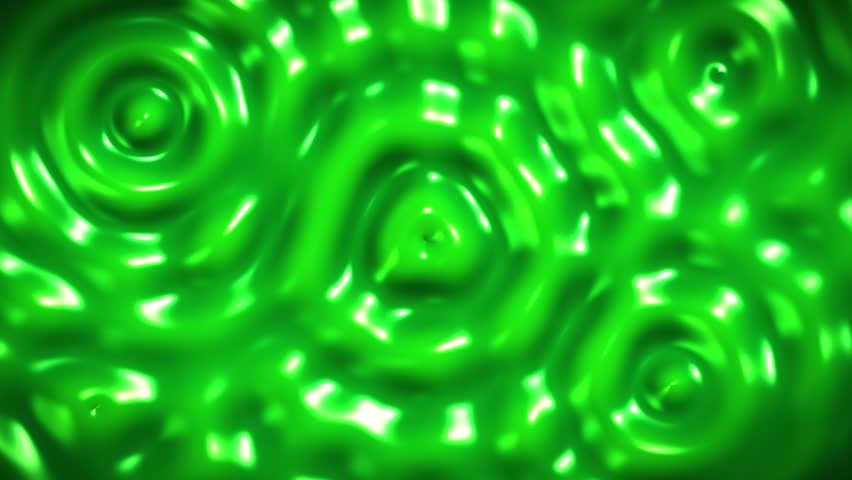 Emerald Green Liquid Wave Effect 1080p Seamless Loop