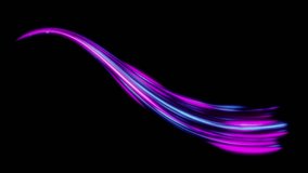 High Speed Neon Flow with Intense Violet and Cyan Vortex Stream 4K Transparent Overlay - Powered by Shutterstock - Get 15% off with code: PIKWIZARD15