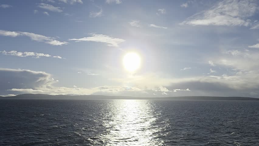 Beautiful ocean waves from the Pacific Ocean, Vancouver Island, BC Canada. Glorious views of nature from the ocean, including slow motion views.