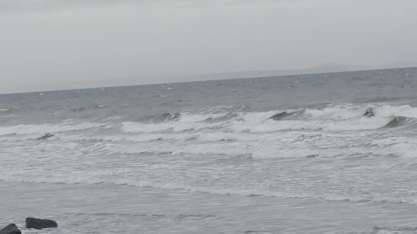 Beautiful ocean waves from the Pacific Ocean, Vancouver Island, BC Canada. Glorious views of nature from the ocean, including slow motion views.