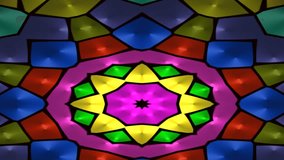 Vibrant Stained Glass Kaleidoscope Patterns. - Powered by Shutterstock - Get 15% off with code: PIKWIZARD15